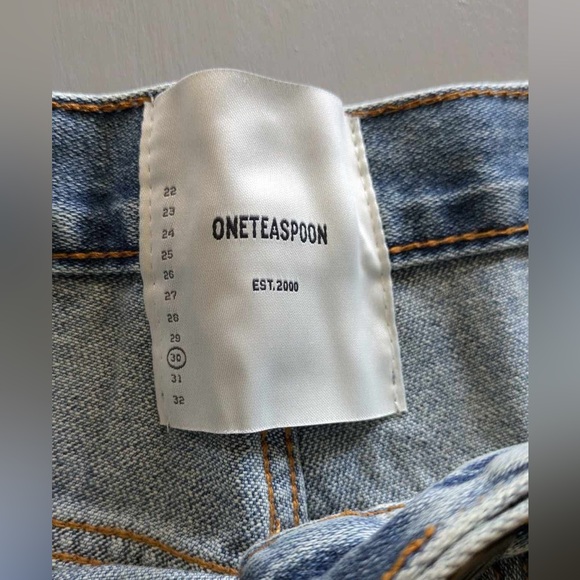 One Teaspoon Bandits Denim Shorts - Size 30 - Picture 3 of 6